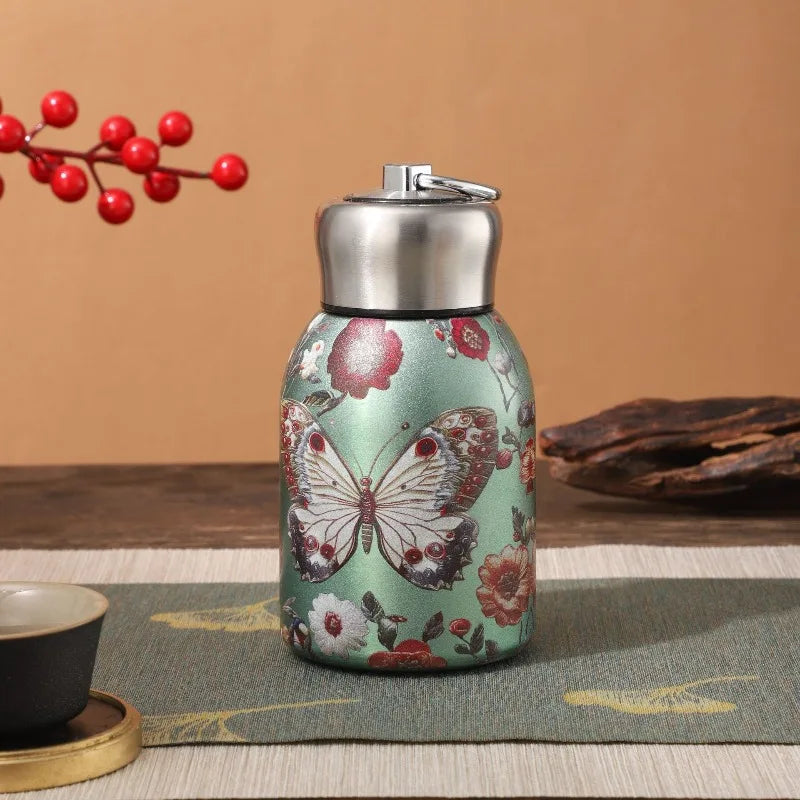 Stainless Steel Insulated Cup Home Fashion Outdoor Portable Insulated Handle Water Cup Car Simple Cup